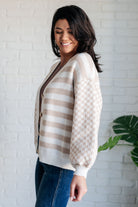 Check That Line Cardigan-Layers-Stay Foxy Boutique, Florissant, Missouri