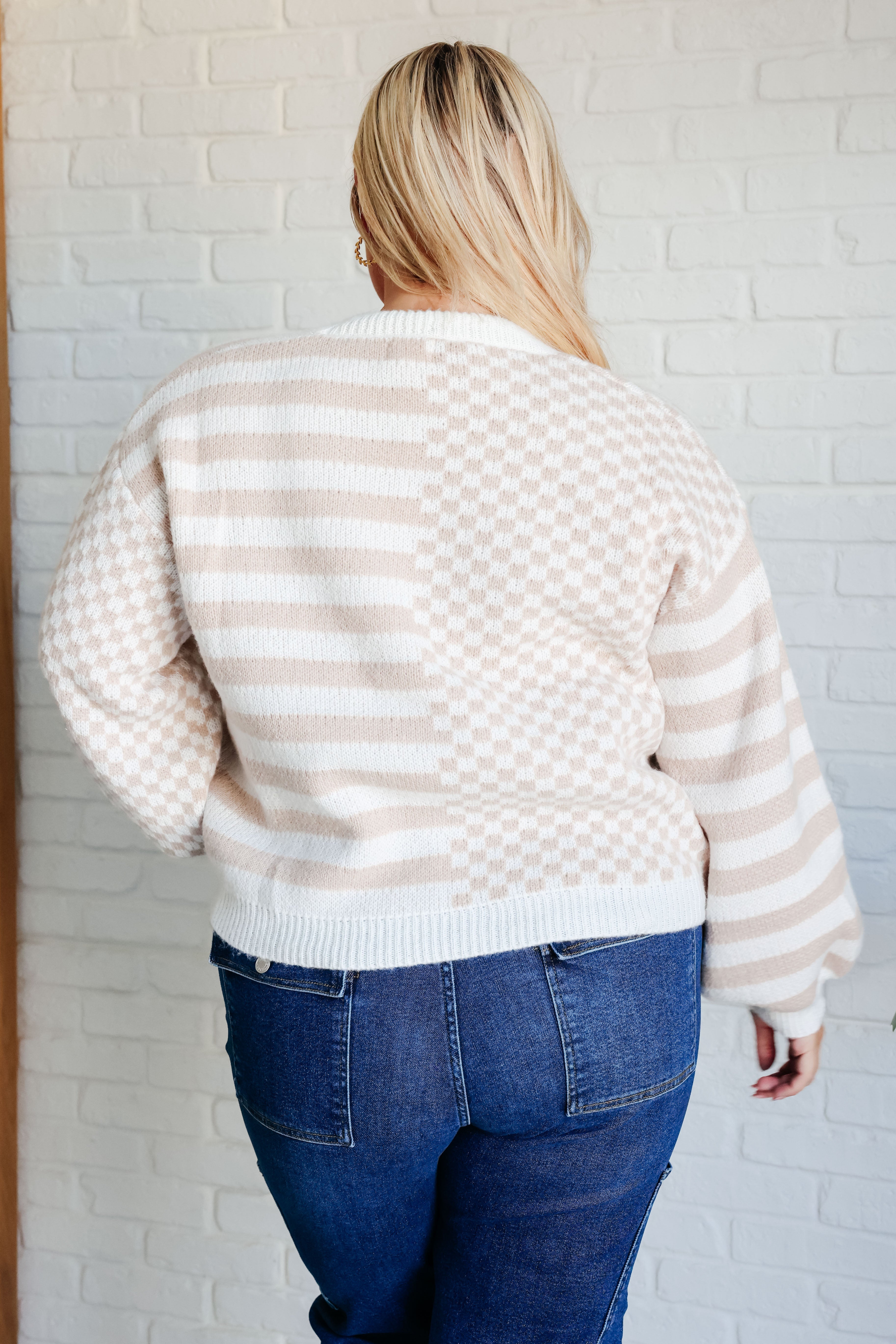 Check That Line Cardigan-Layers-Stay Foxy Boutique, Florissant, Missouri