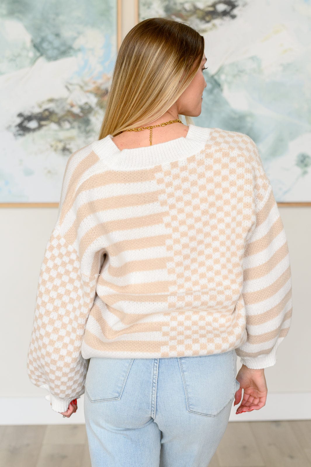 Check That Line Cardigan-Womens-Stay Foxy Boutique, Florissant, Missouri