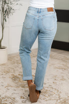 Cheyenne V-Front Cool Denim Boyfriend Jeans-Womens-Stay Foxy Boutique, Florissant, Missouri