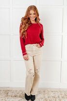Clever Expression Long Sleeve Top-Tops-Stay Foxy Boutique, Florissant, Missouri