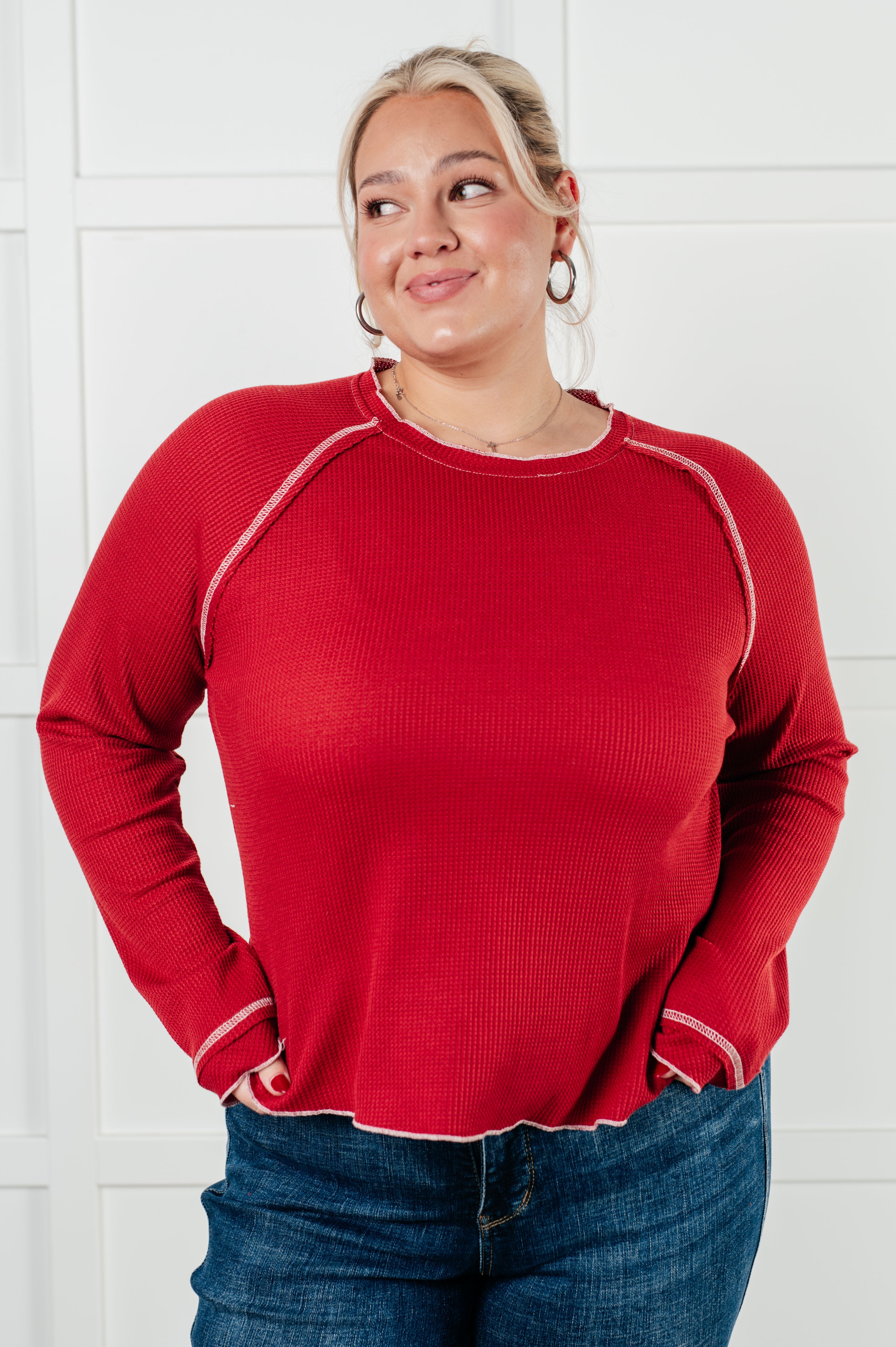 Clever Expression Long Sleeve Top-Tops-Stay Foxy Boutique, Florissant, Missouri