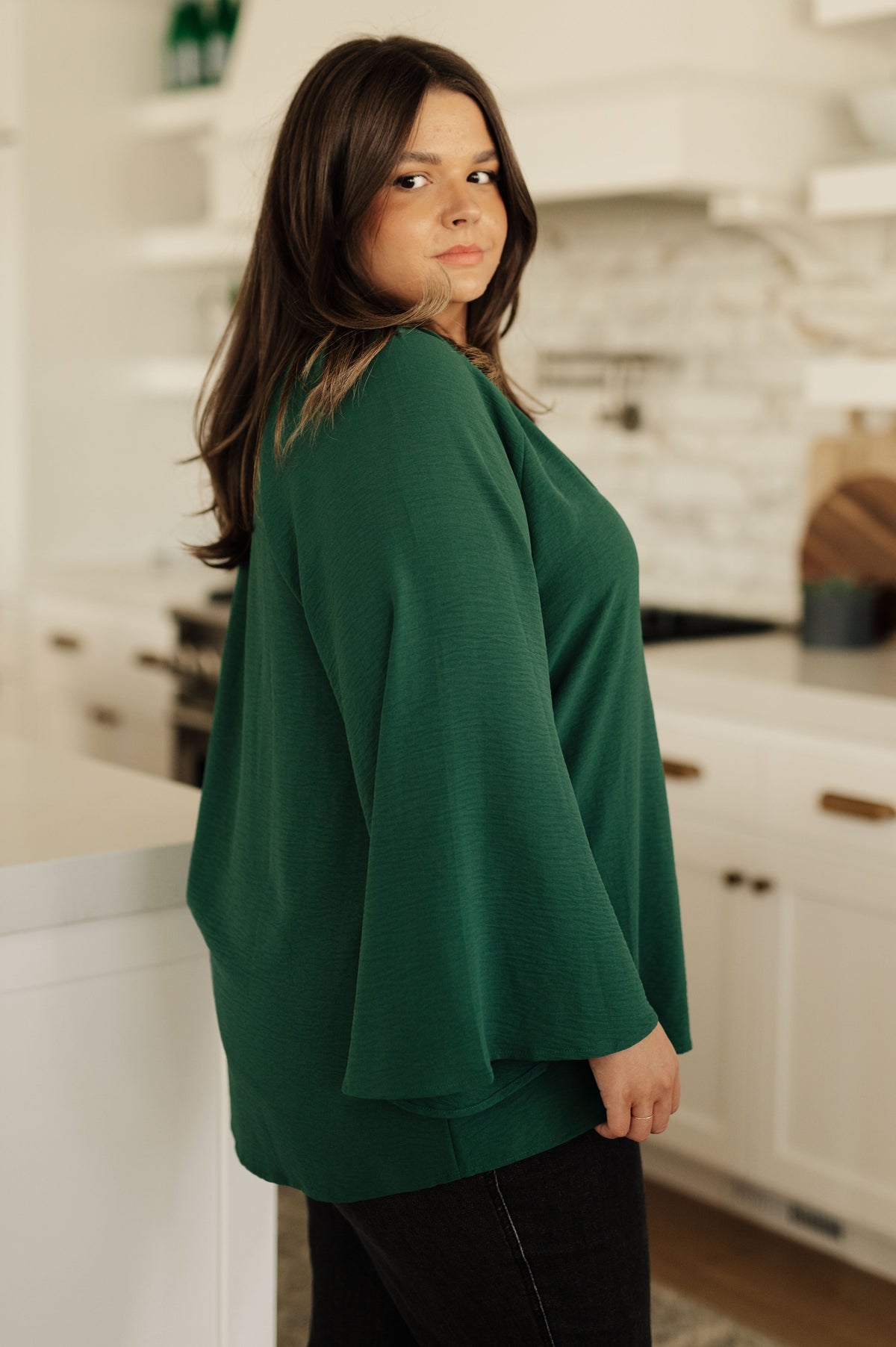 Climb On V-Neck Blouse-Blouses-Stay Foxy Boutique, Florissant, Missouri