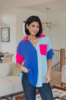 Color Me Cool Color Block Top-Tops-Stay Foxy Boutique, Florissant, Missouri