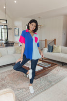 Color Me Cool Color Block Top-Tops-Stay Foxy Boutique, Florissant, Missouri