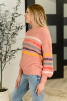 Color Me Cute Fuzzy Knit Pullover-Womens-Stay Foxy Boutique, Florissant, Missouri