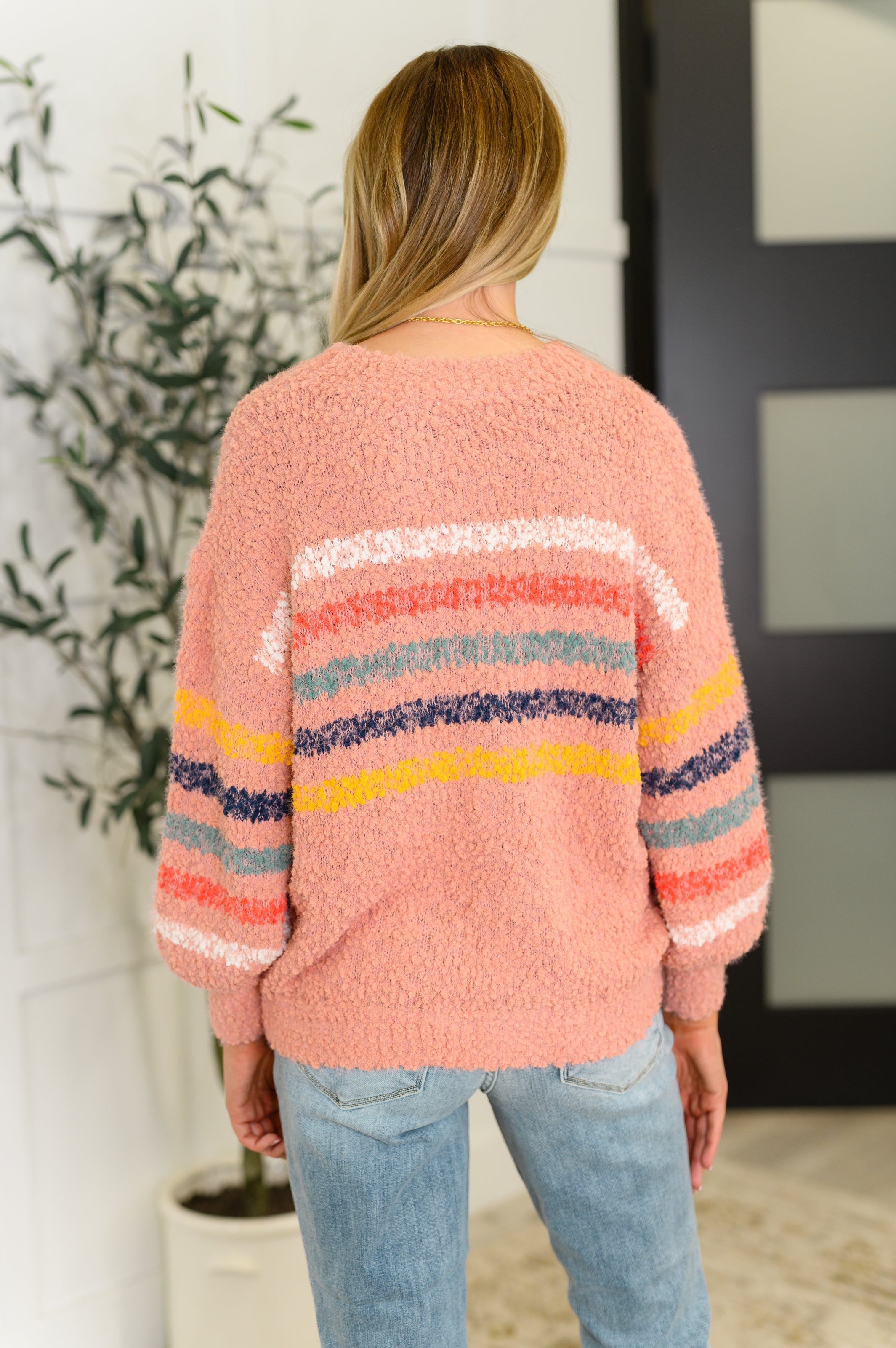 Color Me Cute Fuzzy Knit Pullover-Womens-Stay Foxy Boutique, Florissant, Missouri