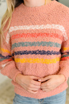 Color Me Cute Fuzzy Knit Pullover-Womens-Stay Foxy Boutique, Florissant, Missouri