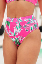 Barbados Tropical Print Swim Bottoms-Swimwear-Stay Foxy Boutique, Florissant, Missouri
