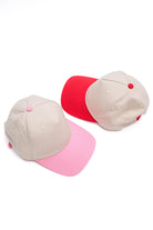 Come Hither Two Tone Canvas Cap Set-Accessories-Stay Foxy Boutique, Florissant, Missouri