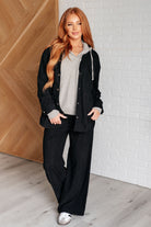 Come Rain or Shine Button Down Top-Tops-Stay Foxy Boutique, Florissant, Missouri