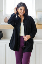 Come Rain or Shine Button Down Top-Tops-Stay Foxy Boutique, Florissant, Missouri