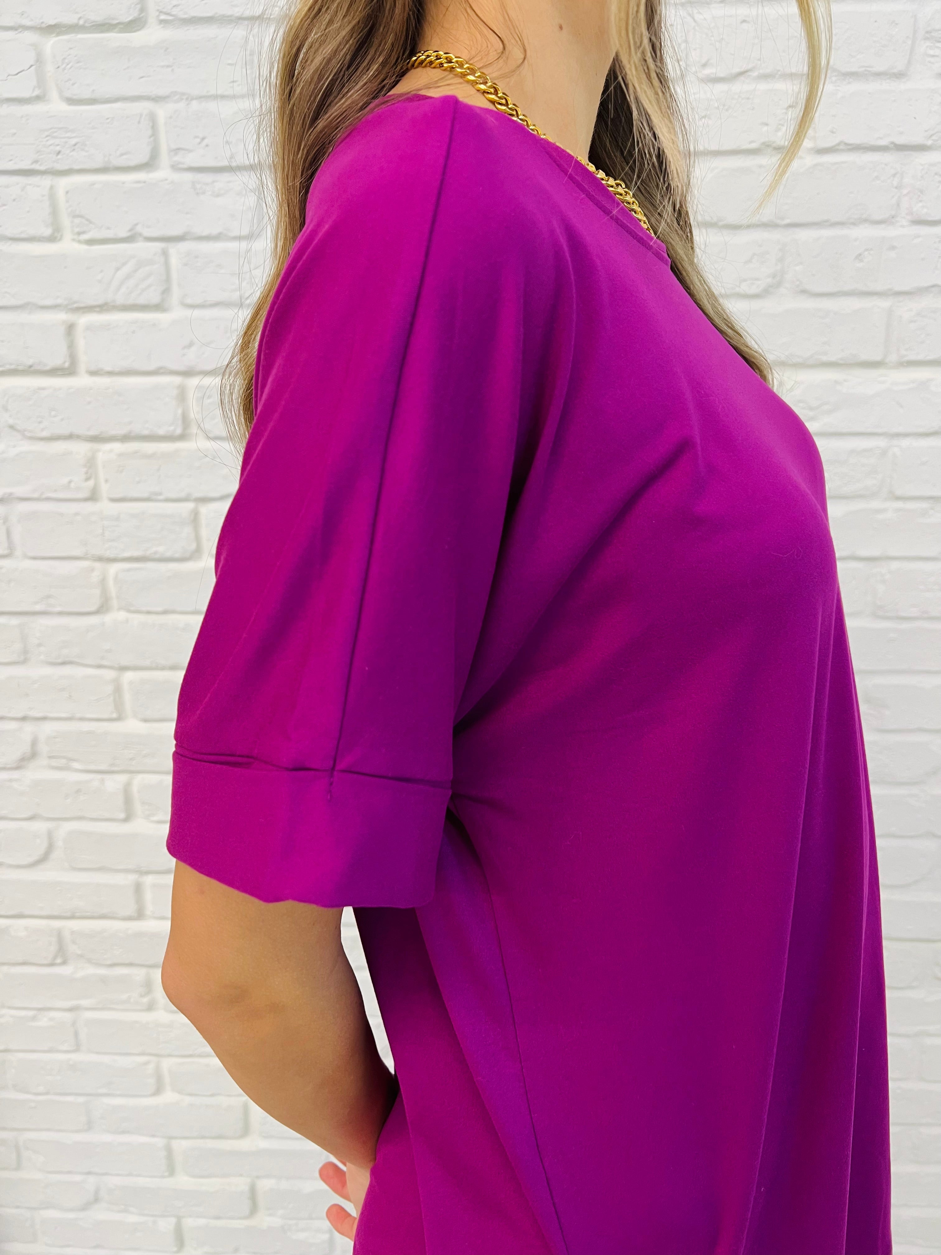 Comfy Cruising Top and Biker Shorts Set in Lt Plum-Womens-Stay Foxy Boutique, Florissant, Missouri