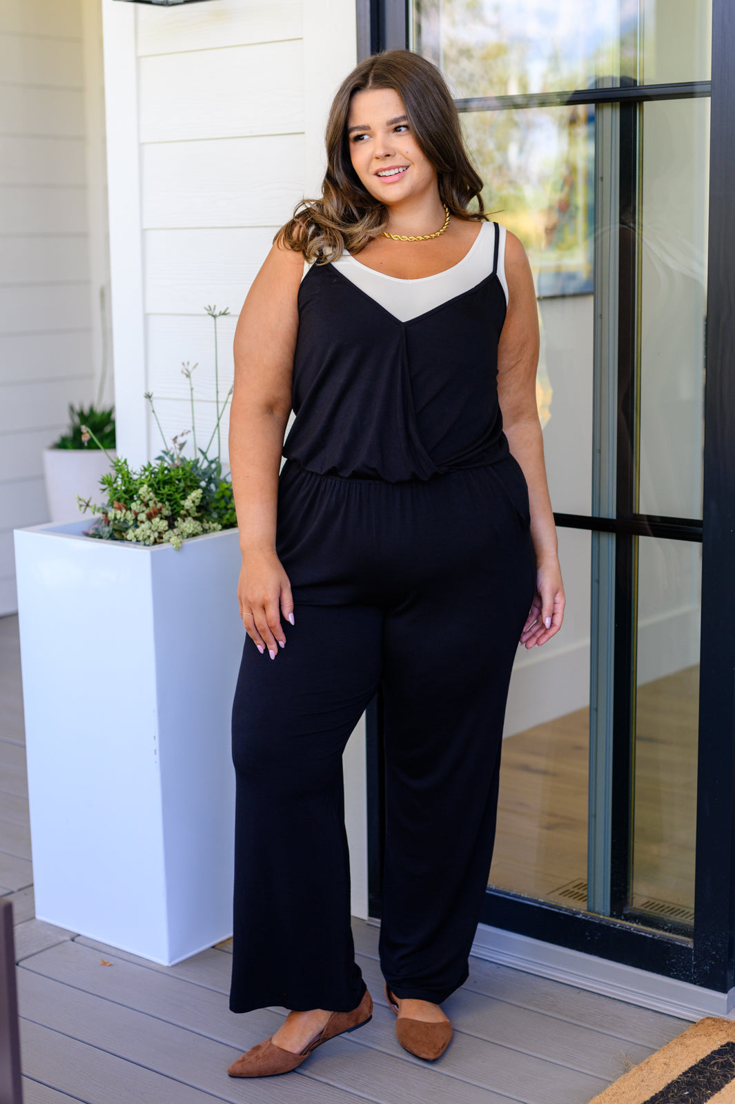 Completely Justified Jumpsuit in Black-Jumpsuits & Rompers-Stay Foxy Boutique, Florissant, Missouri