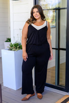 Completely Justified Jumpsuit in Black-Jumpsuits & Rompers-Stay Foxy Boutique, Florissant, Missouri