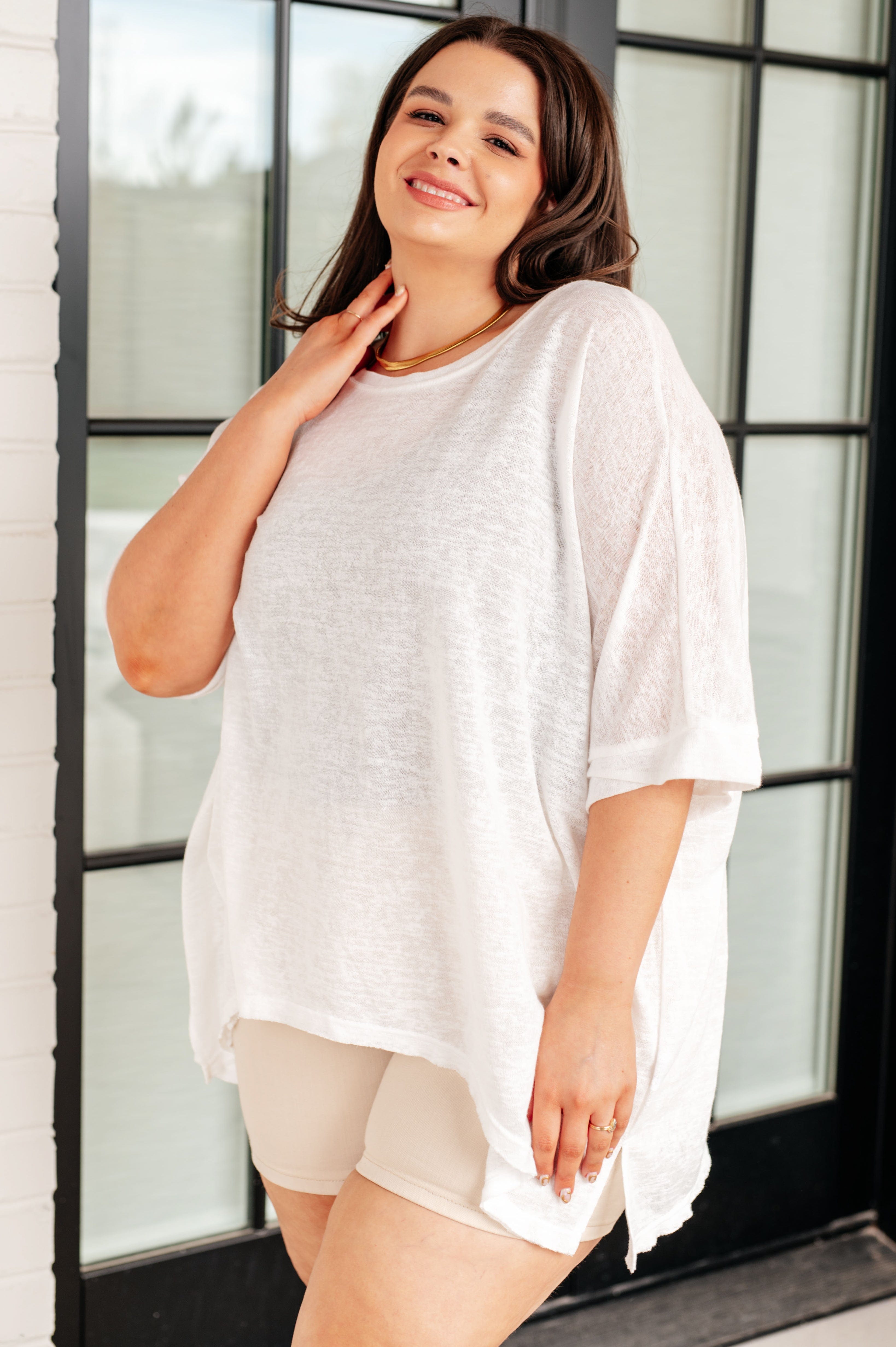 Continue On Oversized Tunic-Tops-Stay Foxy Boutique, Florissant, Missouri