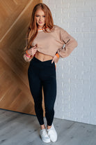 Do The Most V Front Leggings-Athleisure-Stay Foxy Boutique, Florissant, Missouri