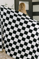 Cookies & Cream Checks Blanket-Womens-Stay Foxy Boutique, Florissant, Missouri
