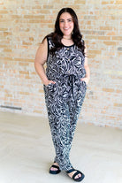 Cool Girl Filigree Jumpsuit-Jumpsuits & Rompers-Stay Foxy Boutique, Florissant, Missouri