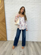 Cool to Be Kind Floral Blouse-Womens-Stay Foxy Boutique, Florissant, Missouri