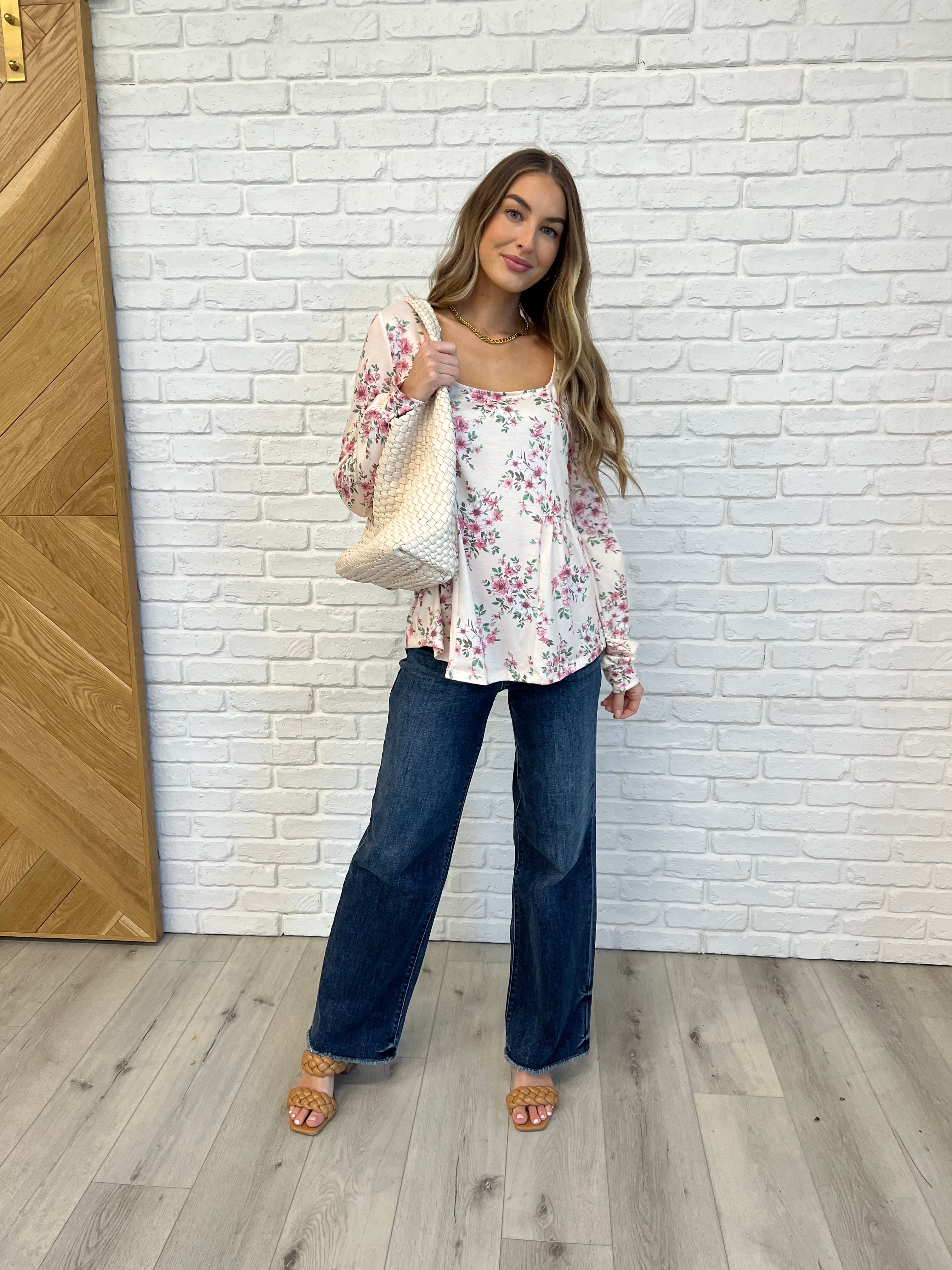 Cool to Be Kind Floral Blouse-Womens-Stay Foxy Boutique, Florissant, Missouri