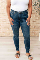 Cora High Rise Control Top Skinny Jeans-Denim-Stay Foxy Boutique, Florissant, Missouri