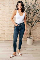 Cora High Rise Control Top Skinny Jeans-Denim-Stay Foxy Boutique, Florissant, Missouri