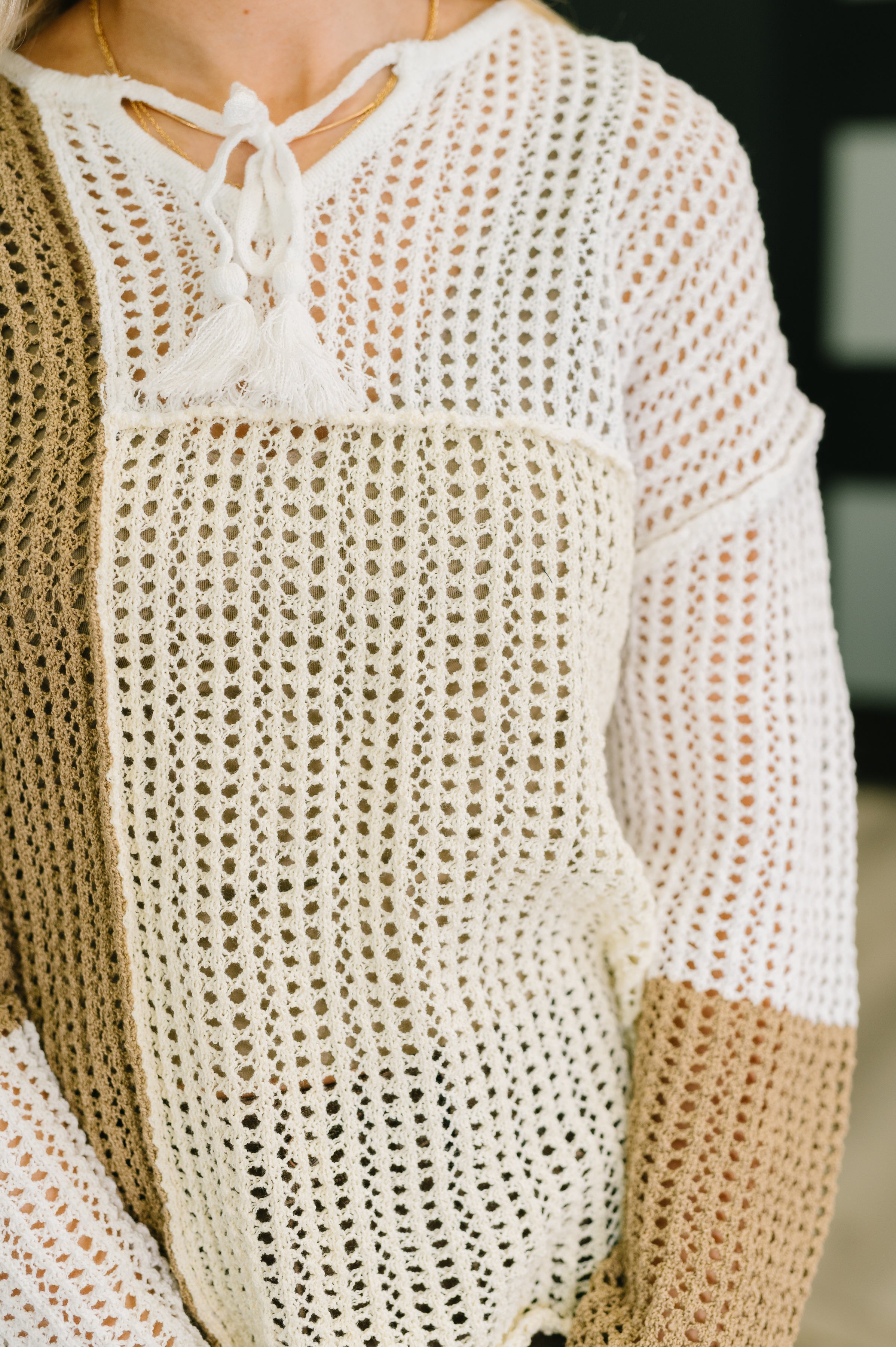 Corner of the Block Loose Knit Sweater-Womens-Stay Foxy Boutique, Florissant, Missouri