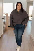 Cozy All Over Henley Top-Tops-Stay Foxy Boutique, Florissant, Missouri