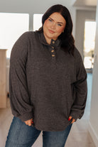 Cozy All Over Henley Top-Tops-Stay Foxy Boutique, Florissant, Missouri