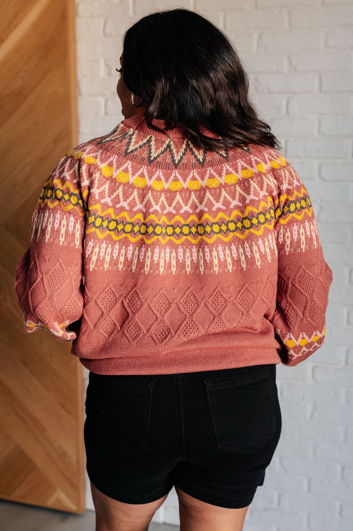 Cozy Chalet Fair Isle Sweater-Tops-Stay Foxy Boutique, Florissant, Missouri