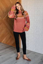 Cozy Chalet Fair Isle Sweater-Tops-Stay Foxy Boutique, Florissant, Missouri