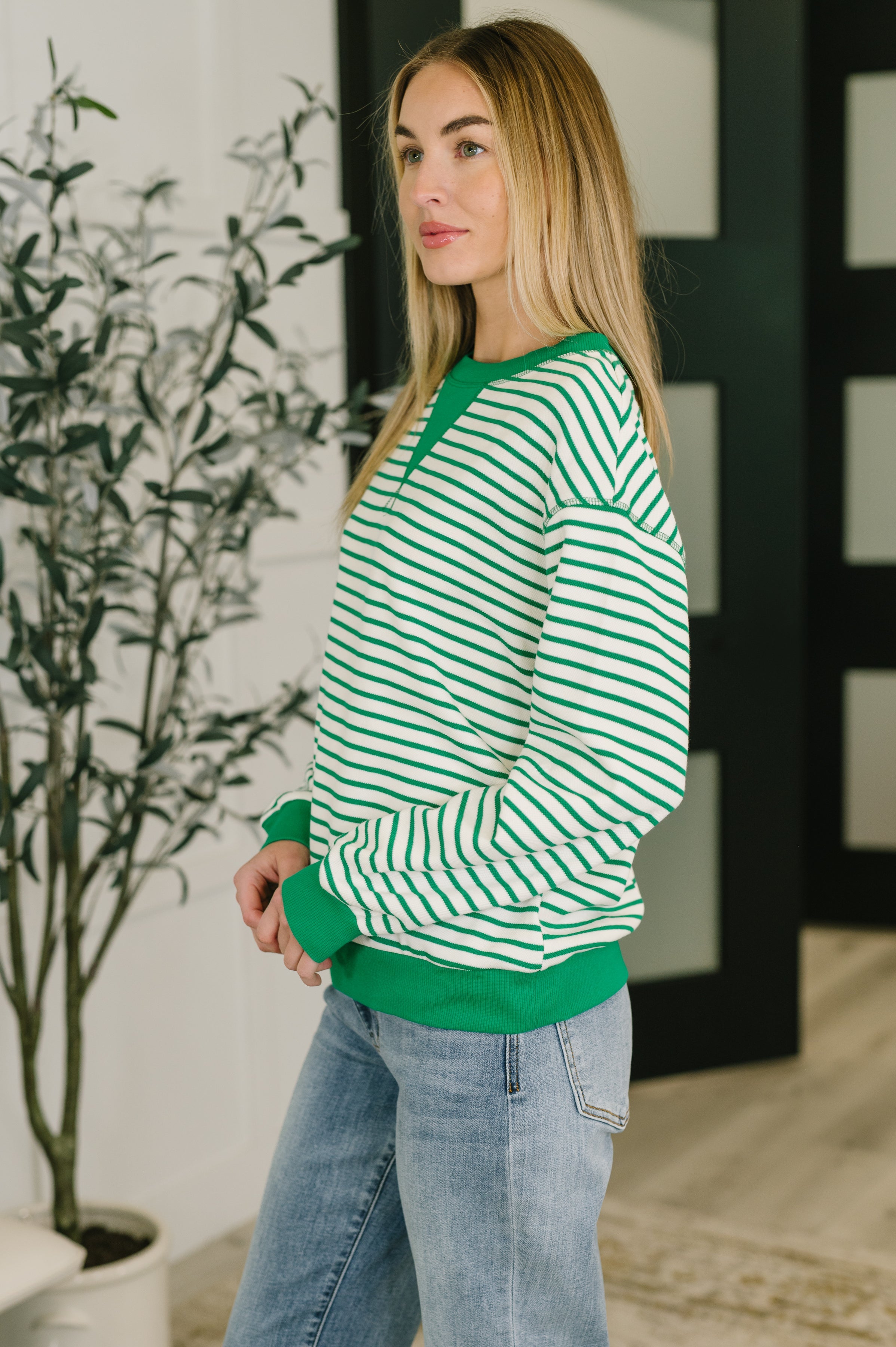 Cutie 101 Drop Shoulder Long Sleeve Top-Womens-Stay Foxy Boutique, Florissant, Missouri