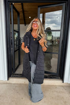 PREORDER: Kendall Long Puffer Vest-Womens-Stay Foxy Boutique, Florissant, Missouri