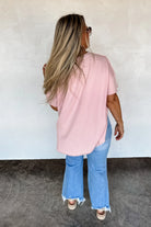PREORDER: Joey Washed Cotton Boyfriend Tee-Womens-Stay Foxy Boutique, Florissant, Missouri