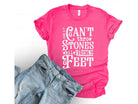 Cant Throw Stones Graphic T-Graphic T-Stay Foxy Boutique, Florissant, Missouri