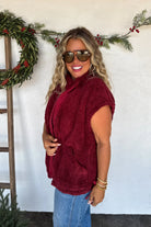 PREORDER: Linden Sherpa Vest Jacket-Womens-Stay Foxy Boutique, Florissant, Missouri