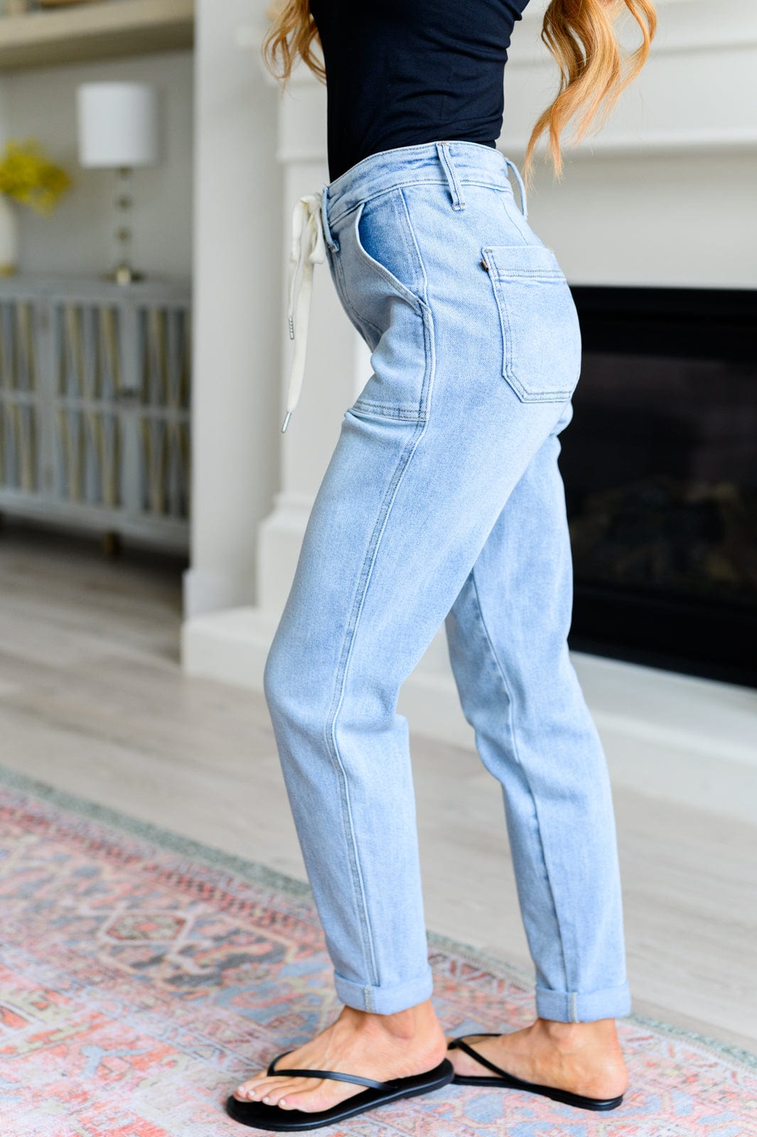 Cooper High Rise Vintage Denim Jogger-Womens-Stay Foxy Boutique, Florissant, Missouri