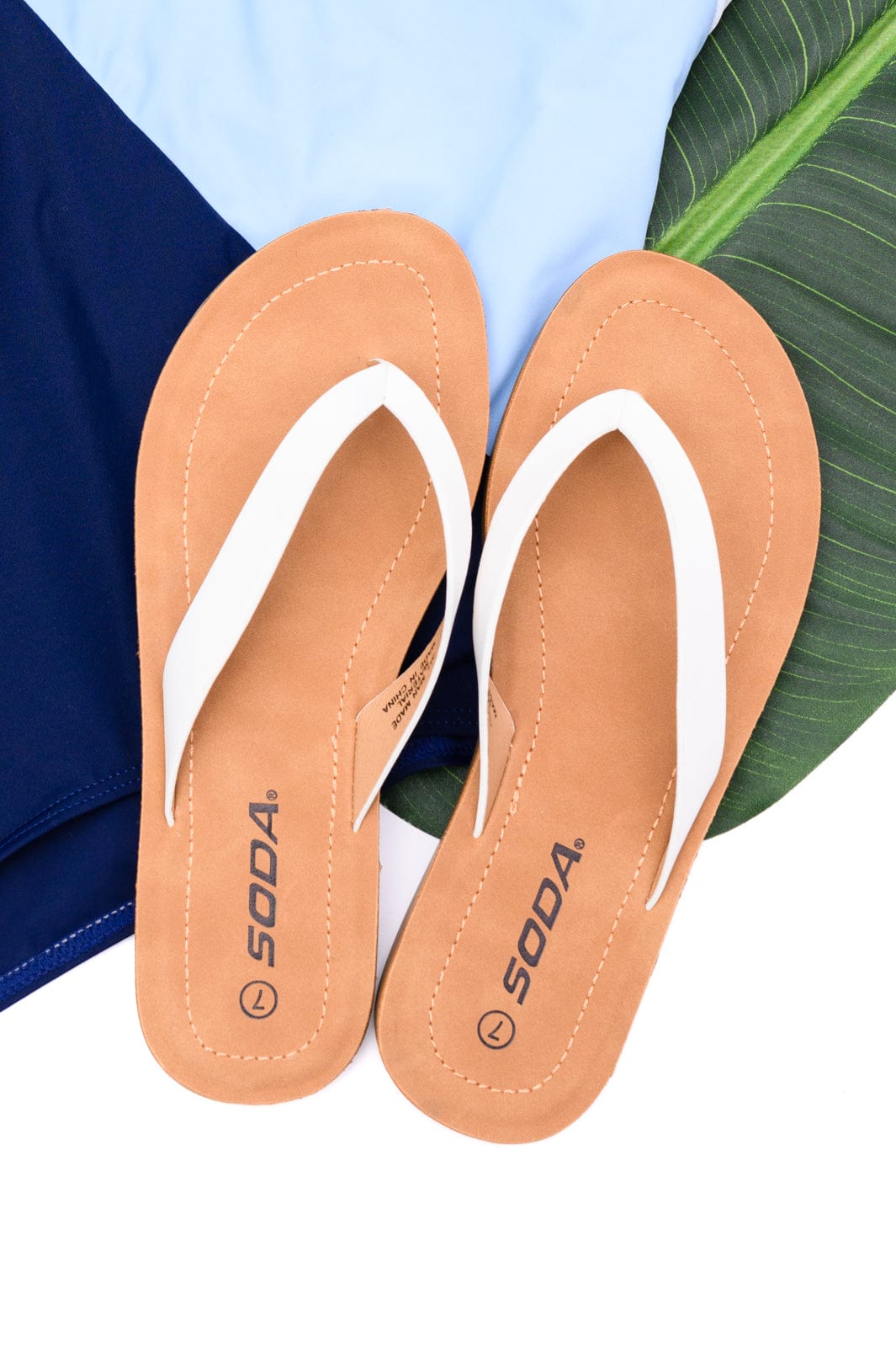 Sandy Shores Flip Flops-Shoes-Stay Foxy Boutique, Florissant, Missouri