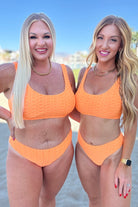 Oh So Orange Swim Top-Swimwear-Stay Foxy Boutique, Florissant, Missouri