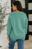 Daily Ease Mineral Wash Pullover in Dark Green-Womens-Stay Foxy Boutique, Florissant, Missouri