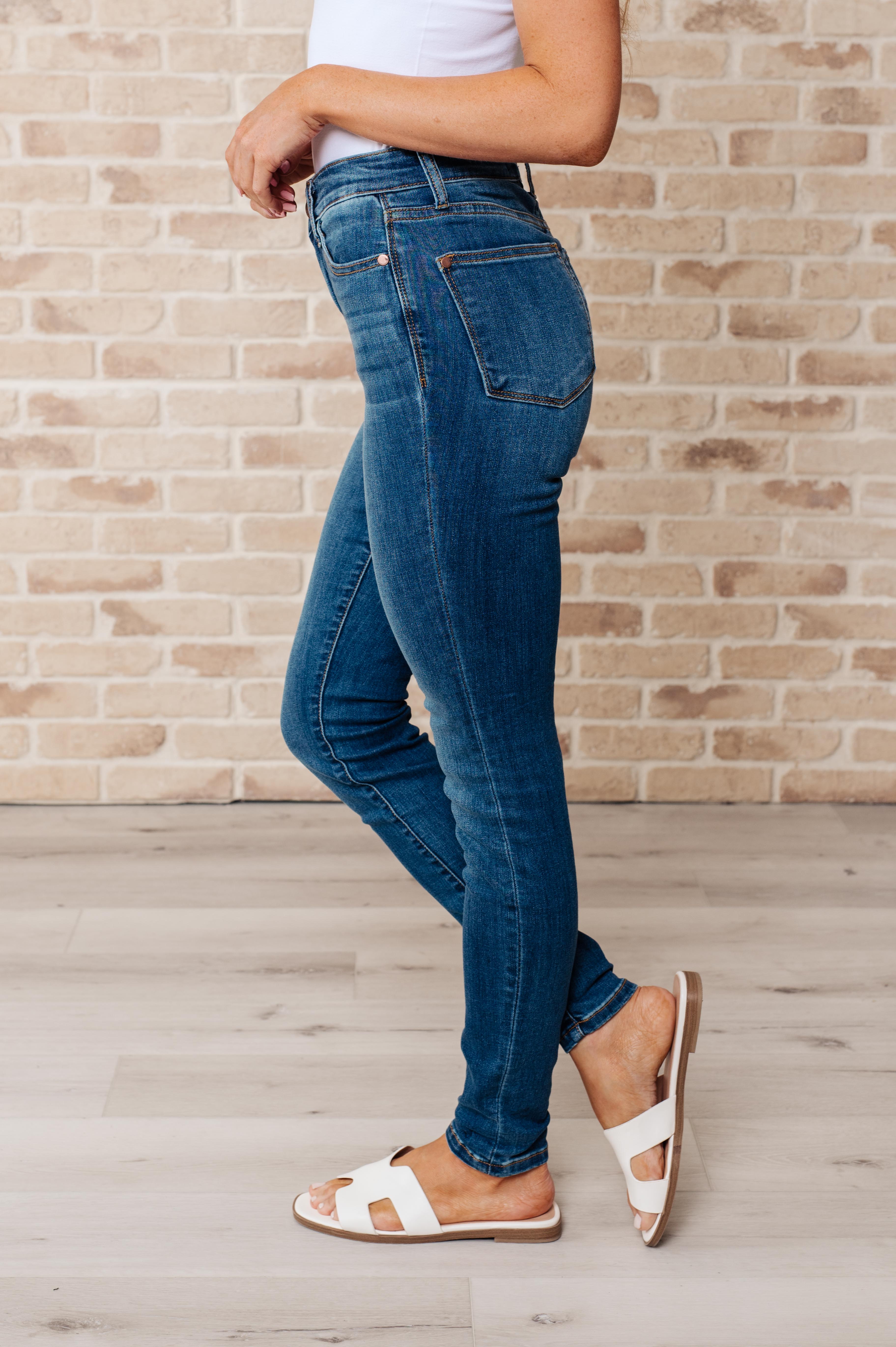 Daphne High Rise Skinny Jeans-Denim-Stay Foxy Boutique, Florissant, Missouri