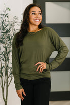 Dinner Plans Dolman Long Sleeve-Womens-Stay Foxy Boutique, Florissant, Missouri