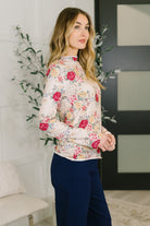 Direction to Perfection High Neck Long Sleeve Top-Womens-Stay Foxy Boutique, Florissant, Missouri