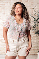 Divine Feminine Balloon Sleeve Bodysuit-Bodysuits-Stay Foxy Boutique, Florissant, Missouri