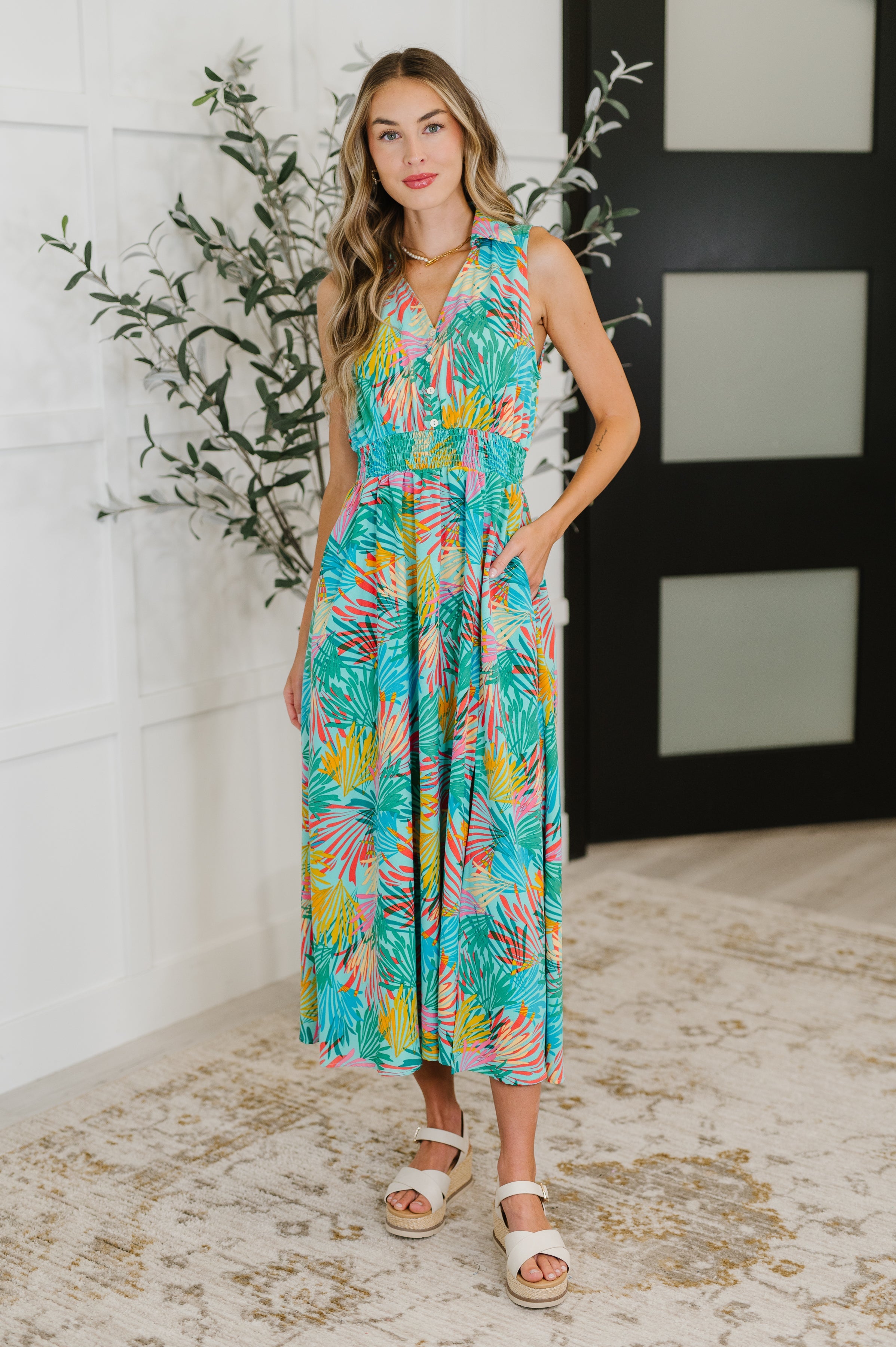 Don't Be Shy, Babe Sleeveless Dress in Mint-Womens-Stay Foxy Boutique, Florissant, Missouri