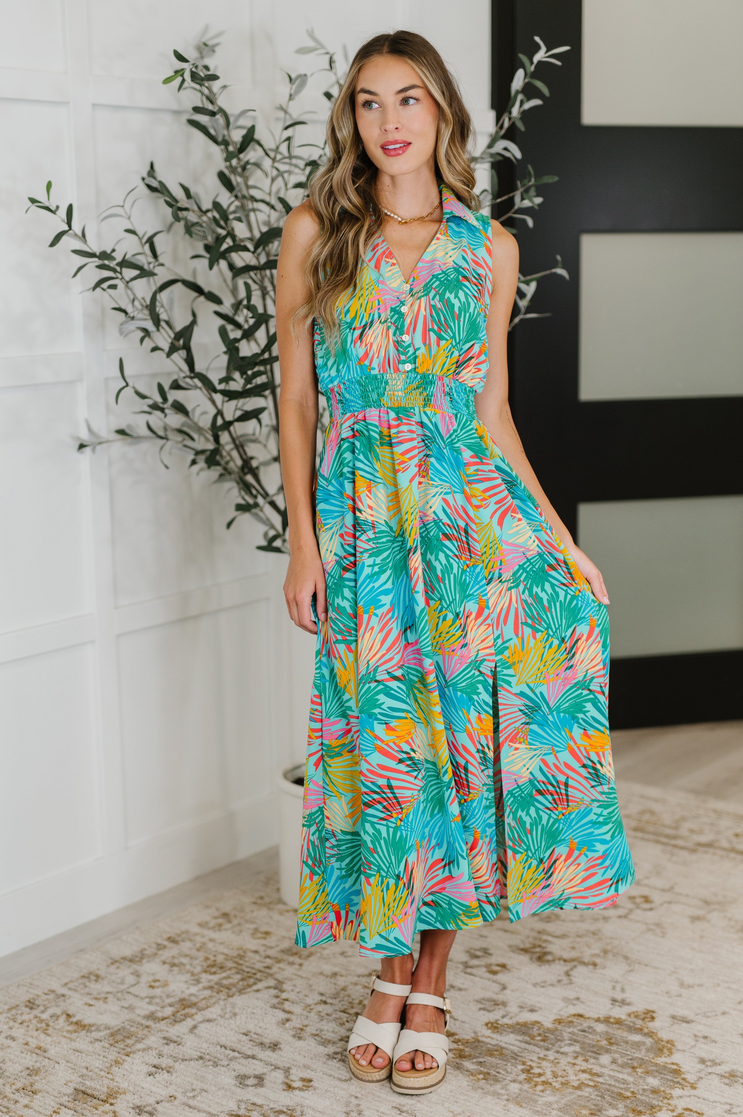 Don't Be Shy, Babe Sleeveless Dress in Mint-Womens-Stay Foxy Boutique, Florissant, Missouri