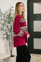 Don't Let Me Miss It Color Block Detail Top-Womens-Stay Foxy Boutique, Florissant, Missouri