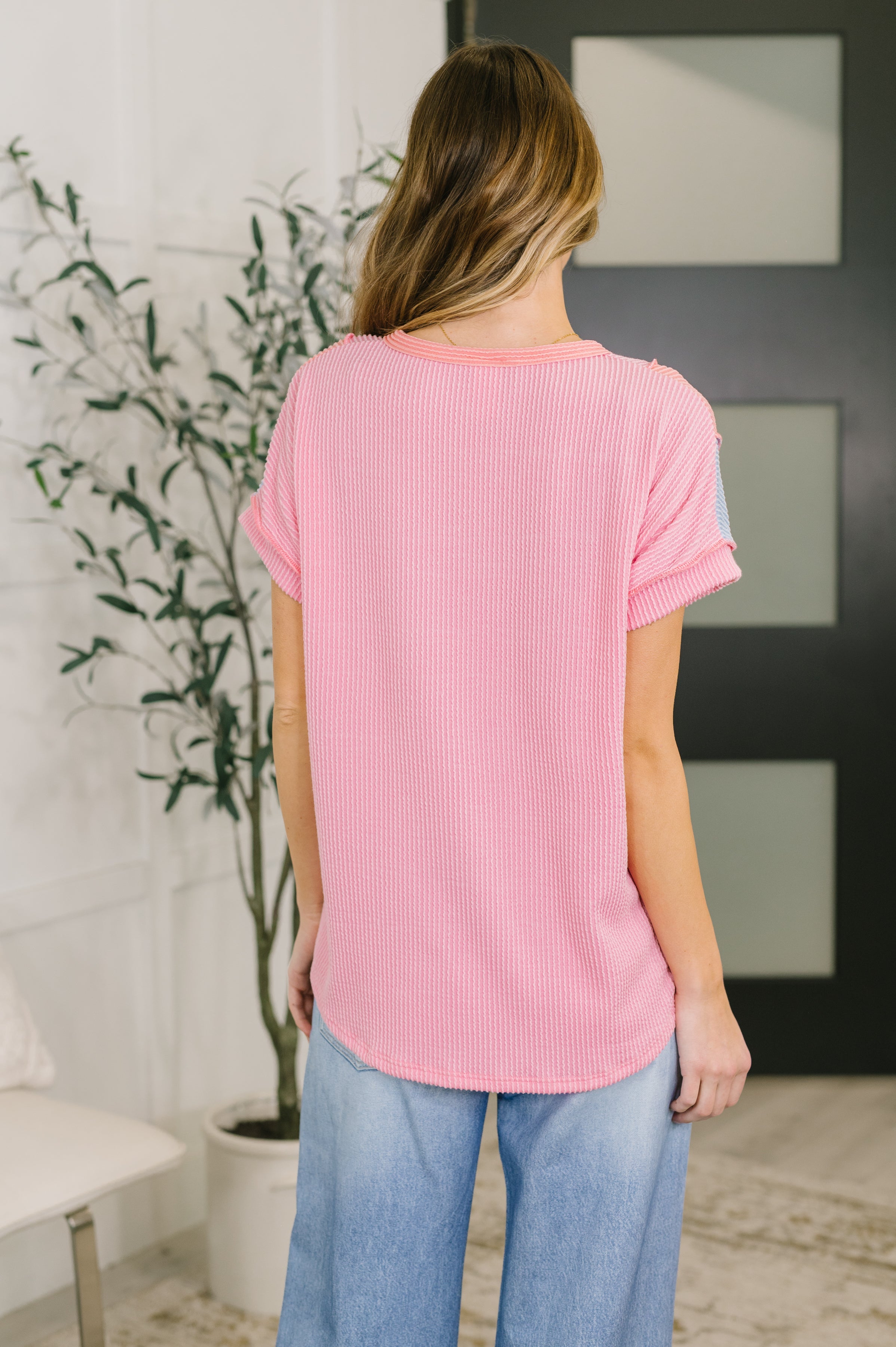Don't Stop Til' You Get Enough Color Block Top-Womens-Stay Foxy Boutique, Florissant, Missouri