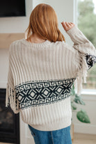Don't Waver Fringe Detail Sweater-Tops-Stay Foxy Boutique, Florissant, Missouri